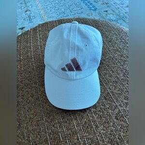 Women’s Adidas cap, adjustable back, burgundy insignia
